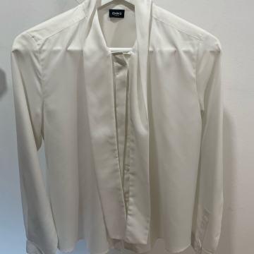 Marella Emme bela bluza z dolgimi rokavi