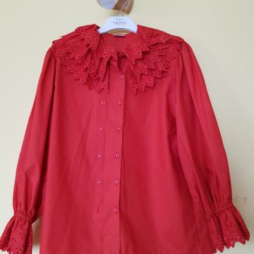 NOVA RDEČA BOMBAŽNA BLUZA 38/40