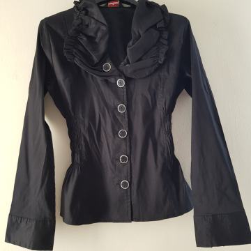 NOVA SVEČANA ČRNA BLUZA XS/S
