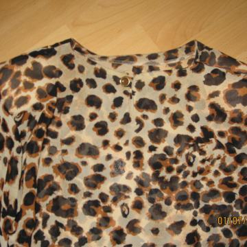 Unikatna, svečana ženska bluza iz tigrastega šifona št.40