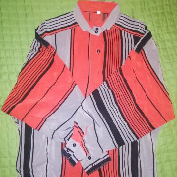 ŽENSKA BLUZA SIVO ČRNA RDEČA , MURA