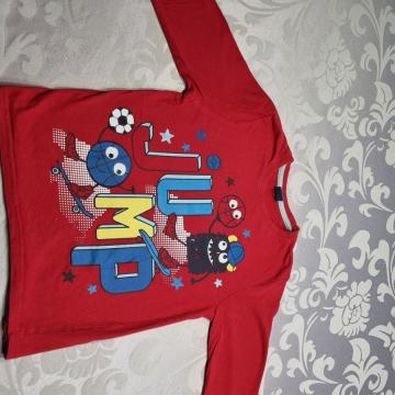 Fantovska majica Little kids št 134 za 8-9let, rdeča JUMP