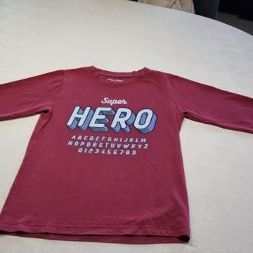 Fantovska majica št. 134, Hero, bordo barve