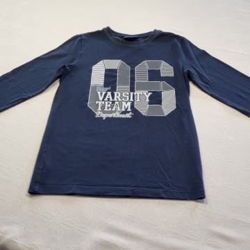 Fantovska majica št.140 za 10 let, Varsity team, modra