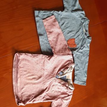 fantovska majica Zara št. 74/6-9m, zraven podarim še eno majico Zara