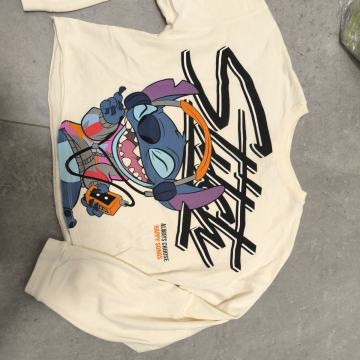 Krem bela majica Stich, Zara 11-12
