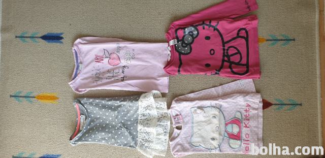 MAJČKE DOLG ROKAV 98/104 HELLO KITTY, S'OLIVER, HM