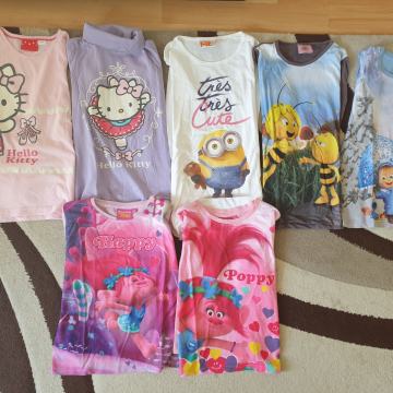 MAJCKE DOLG ROKAV HELLO KITTY, .MAŠA IN MEDVED 122/128 NOVO