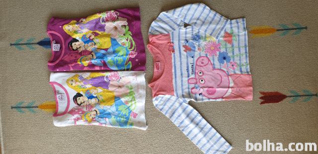 MAJČKE DOLG ROKAV PUJSA PEPPA IN PRINCESS 104/110