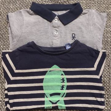 Majici dolg rokav Okaidi 98/104