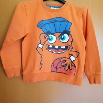 Oranžna majica KIDS, št. 122 /128