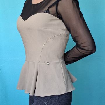 Čudovita peplum majica, XS / 34