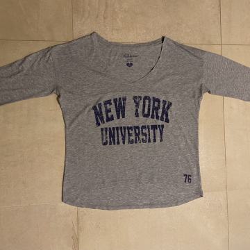MAJICA Fishbone Styled With Love♥ NEW YORK siva, 3/4 rokavi - vel. XL