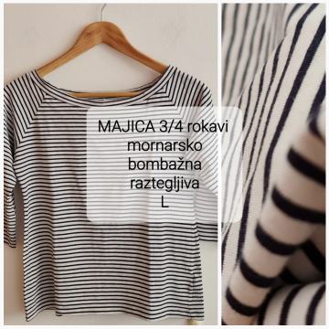 MAJICA - st.L ■mornarska ■95%bombaž ■udobna