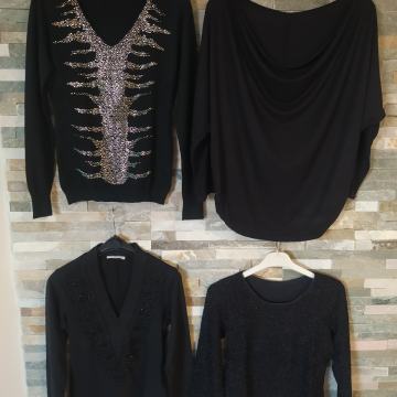 Zanimive črne majice - 3x