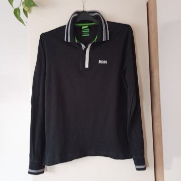 HUGO BOSS ČRNA BOMBAŽNA   MOŠKA MAJCA  M - rez.