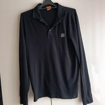 HUGO BOSS ČRNA VBOMBAŽNA MAJCA L