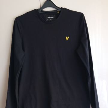 LYLE & SCOTT NOVA ČRNA BOMBAŽNA MAJCA M