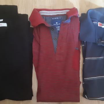 Moške bombažne majce XXL (S. Oliver, Tom Tailor, Labod)10eur/3majice