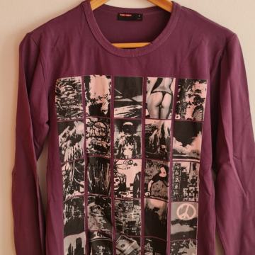 moško - MAJICA ■dolg rokav ■TWO WAY ■št.S