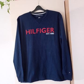 TOMMY HILFIGER MODER BOMBAŽNI PULOVER  L