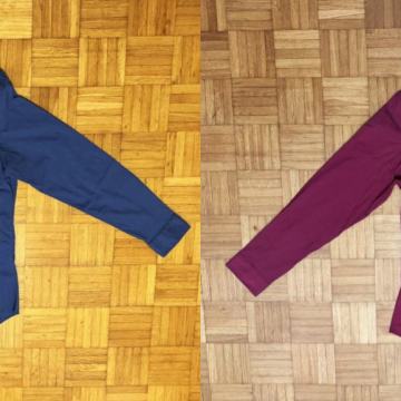 2x Srajca dolg rokav (L)