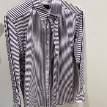 Charles Vögele moška črtasta srajca z dolgimi rokavi (39/40)