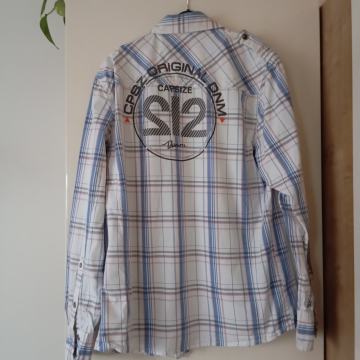 CPSZ ORIGINAL BELO ČRTASTA ŠPORTNA SRAJCA M