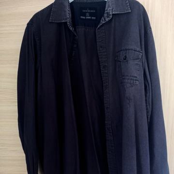 Brezhibna črna moška srajca velikost 2xl