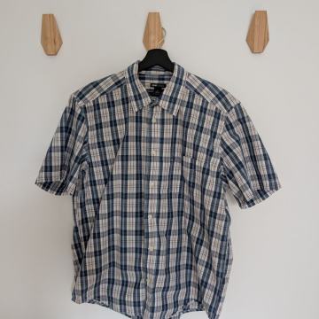 H&M karirasta srajca kratki rokavi, velikost L