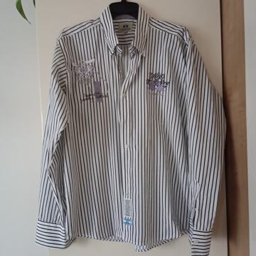 LA MARTINA BELO ČRTASTA SRAJCA L