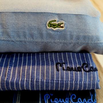 Lacoste & Pierre Cardin moške srajce XL – vrhunsko ohranjene