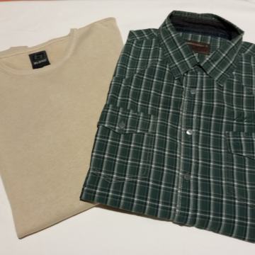 Moška srajca in pulover XL