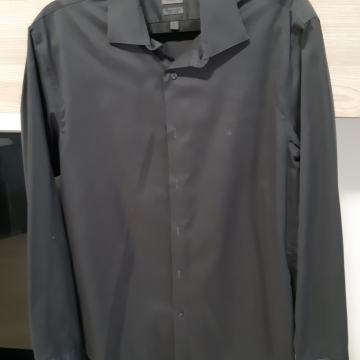 Moška srajca št. 41, temno siva, non-iron, Calvin Klein (ck)