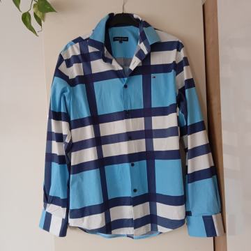 TOMMY HILFIGER  MODRO KARO SRAJCA L