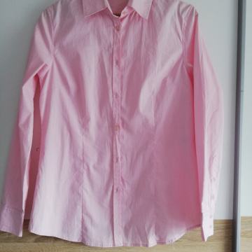 Ženska svetlo roza črtasta srajca vel 40