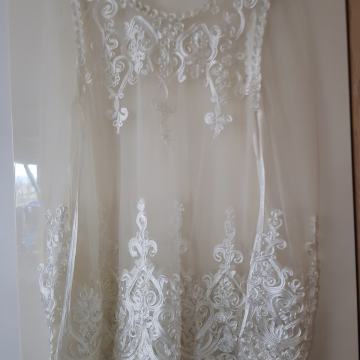 NOVA BELA MREŽASTA VEZENA TUNIKA 38/40