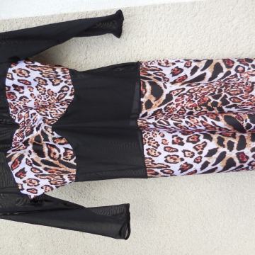 NOVA ČRNA PROSOJNA TUNIKA