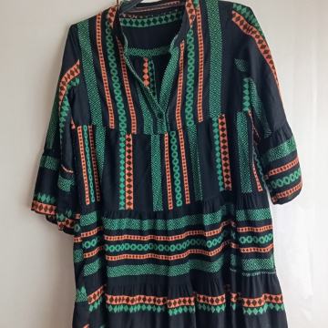 ČRNO ČRTASTA BOMBAŽNA TUNIKA M/L