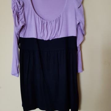 ČRNO ROZA VISKOZNA TUNIKA M