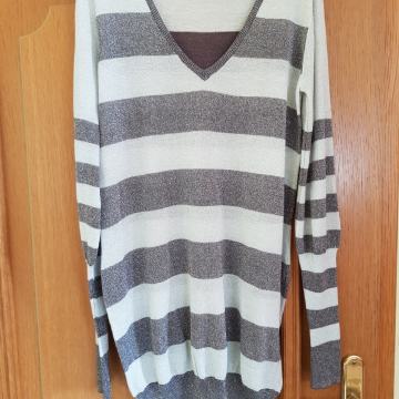 DOROTHY PERKINS NOVA SIVO SREBRNA TUNIKA 36/38