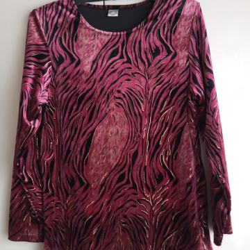 NOVA RDEČA VELVET TUNIKA 38/40