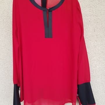 NOVA RDEČE ČRNA TUNIKA M