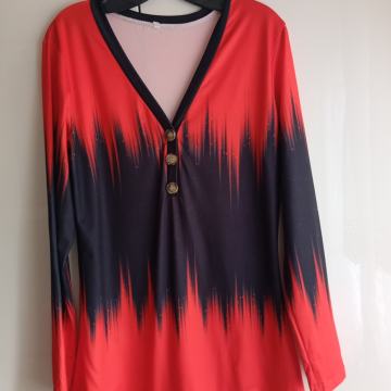 NOVA RDEČE ČRNA TUNIKA S/M