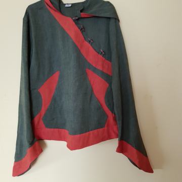 SARIKO NOVA ZELENO ORANŽNA TUNIKA M