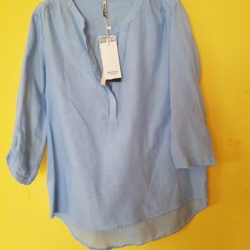 STRADIVARIUS MODRA TUNIKA Z ETIKETO S/M/L