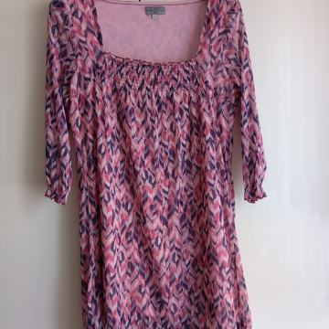 TOM TAILOR MODRO ROZA TUNIKA S