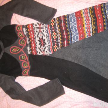 Tunika-jesensko zimska z vzorci, SARIKO, VEL S-M