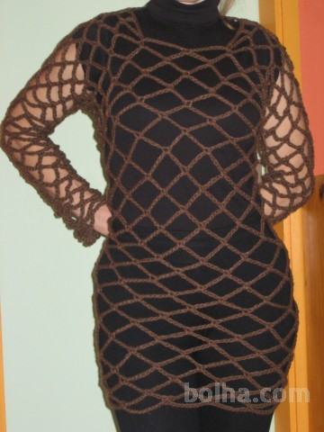 tunika mrežasta - ročno delo
