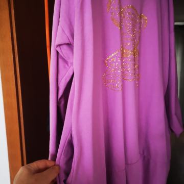 tunika/balončica v pastelno roza barvi xl/xxl